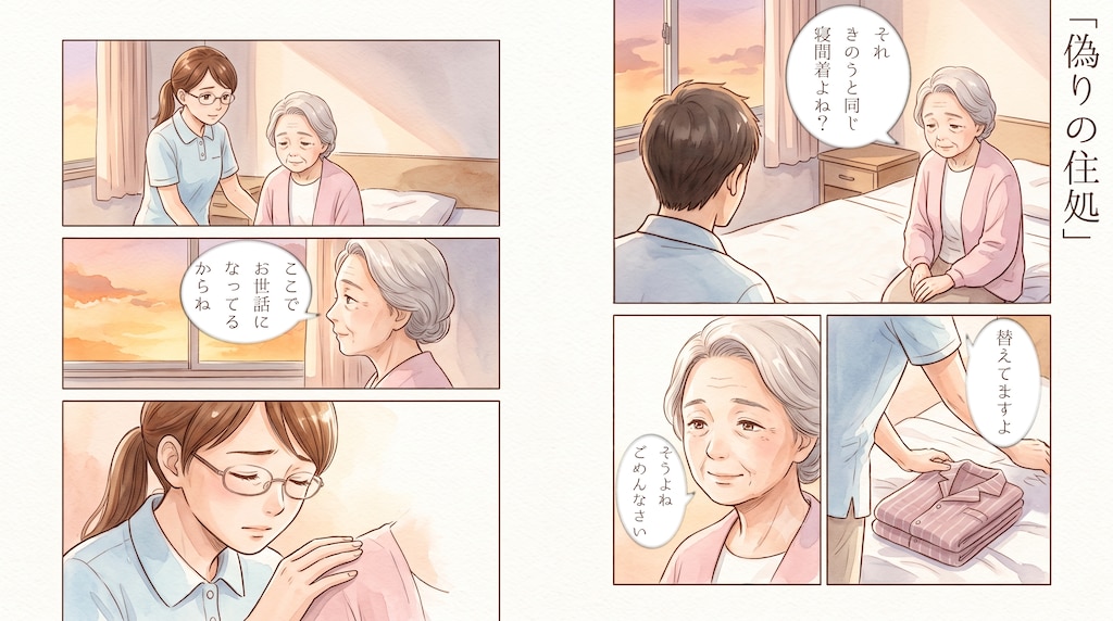 #022 偽りの住処　★AI併用作品★