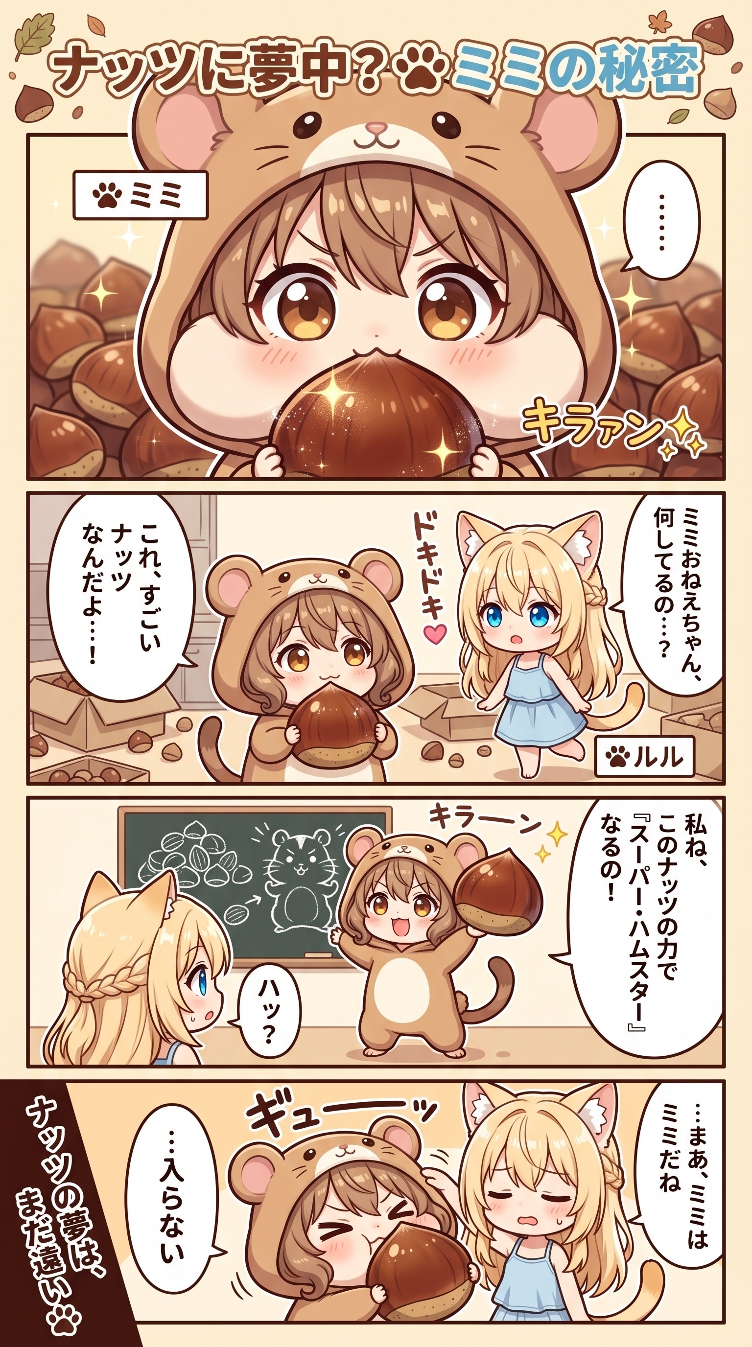 ナッツに夢中？🌰
