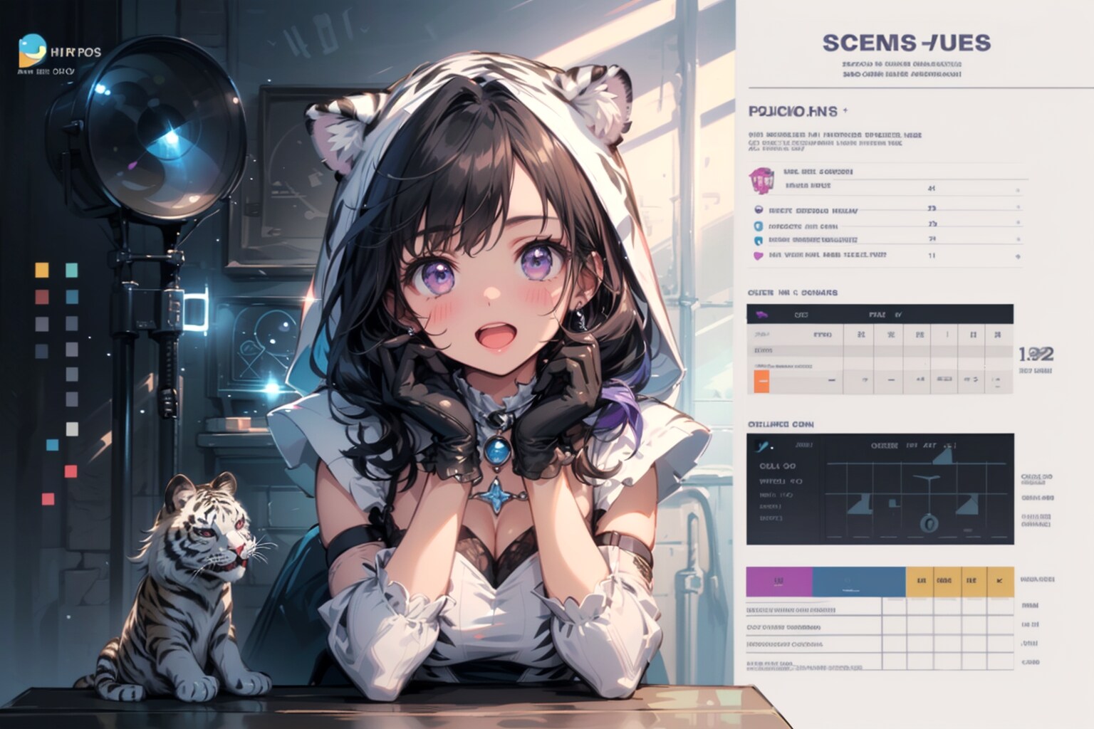 ひまりちゃん設定画。