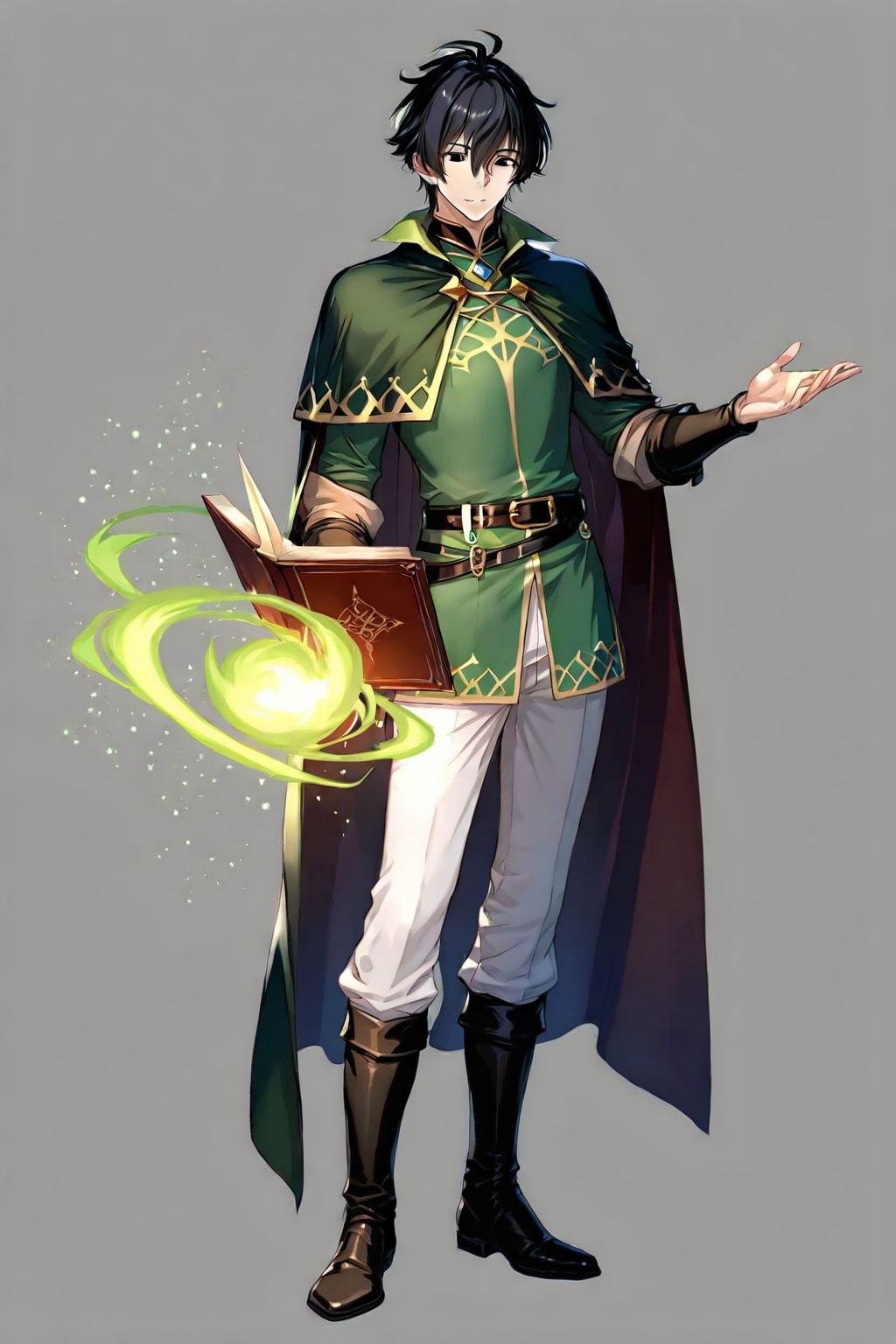 ファンタジーな洞窟地下、大きな男性学者2-3-1-5 | の人気AIイラスト・グラビア