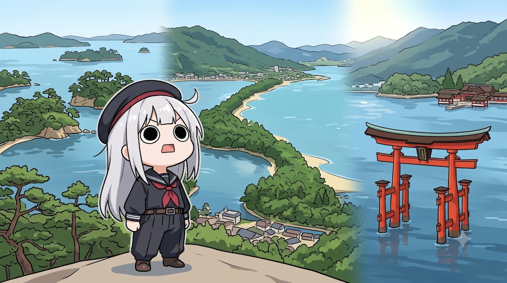 日本三景えらいこっちゃ嬢
