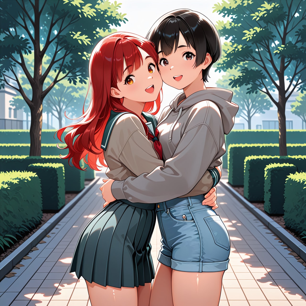 メグさん×みきもと麻葵 | の人気AIイラスト・グラビア