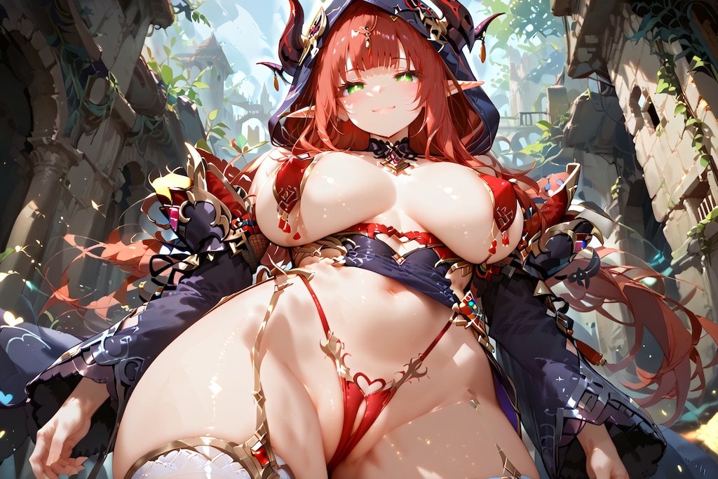 露出度高めの異世界お姉さん