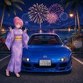 ピンクアプドゥちゃん🩷RX-7 FD3S 2枚目