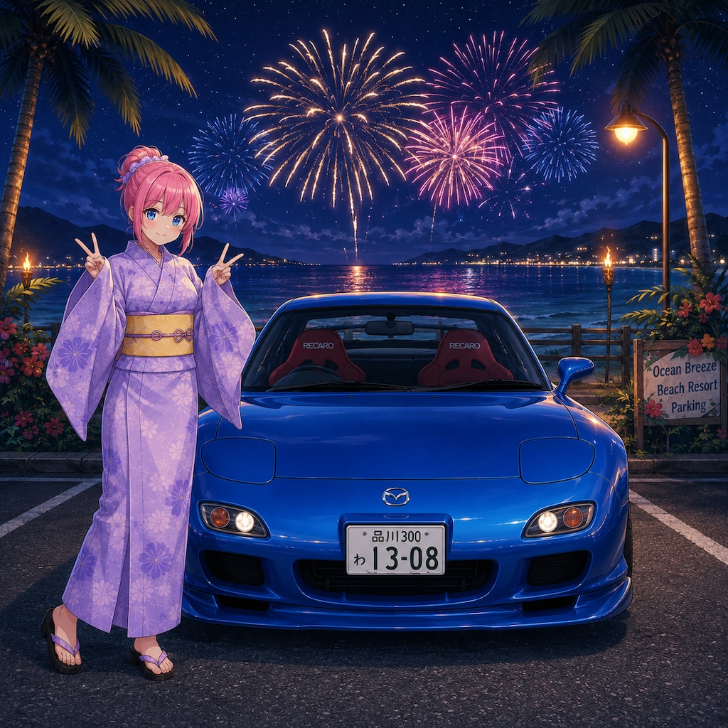 ピンクアプドゥちゃん🩷RX-7 FD3S