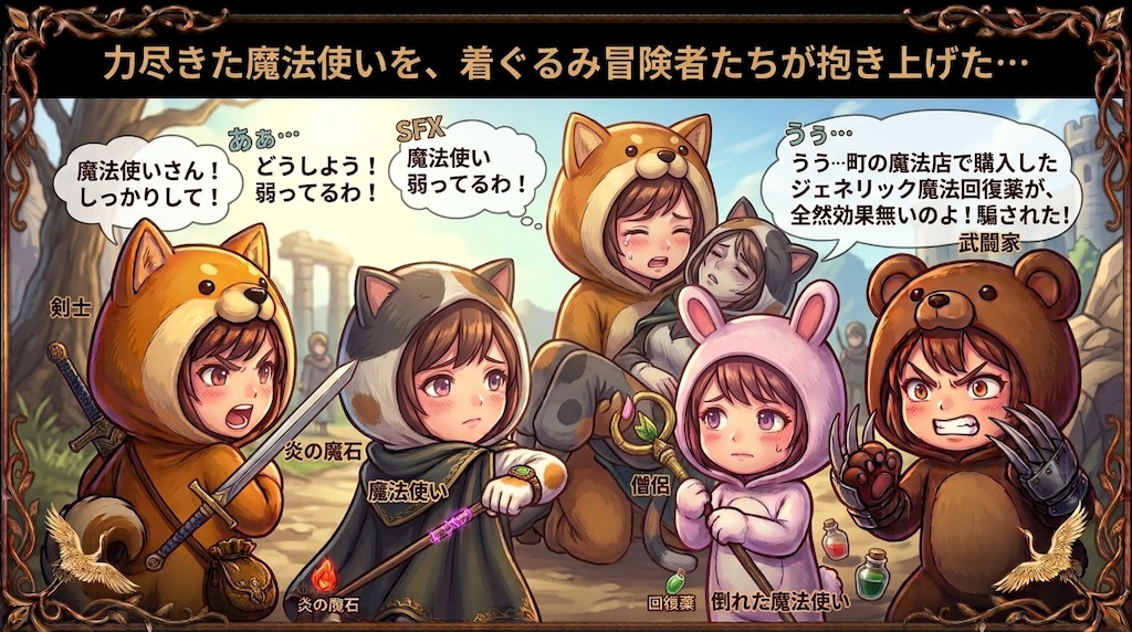 【KIGURUMI QUEST＃１７】魔力と体力を回復