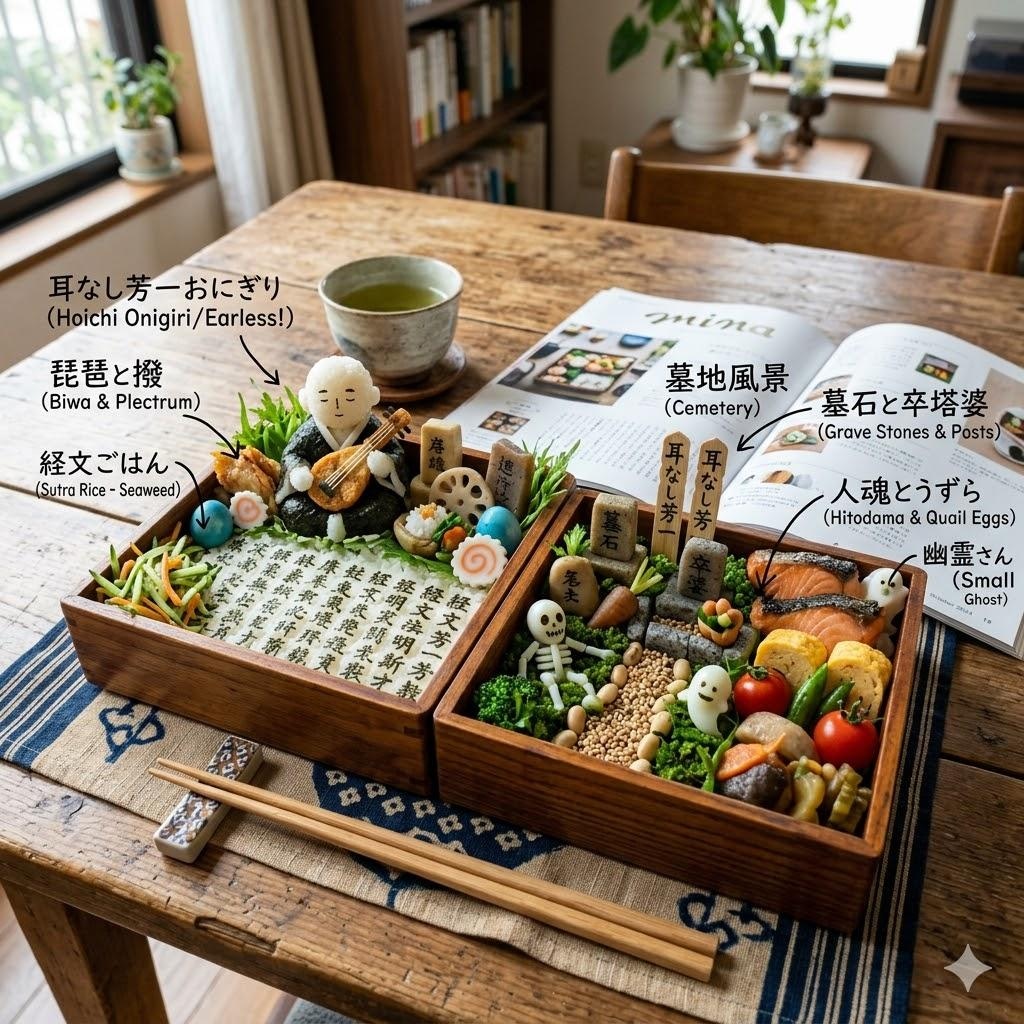 耳なし芳一弁当