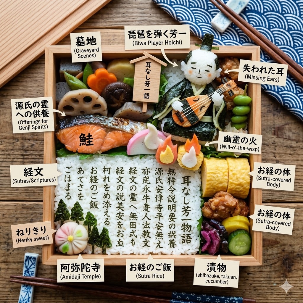 耳なし芳一弁当