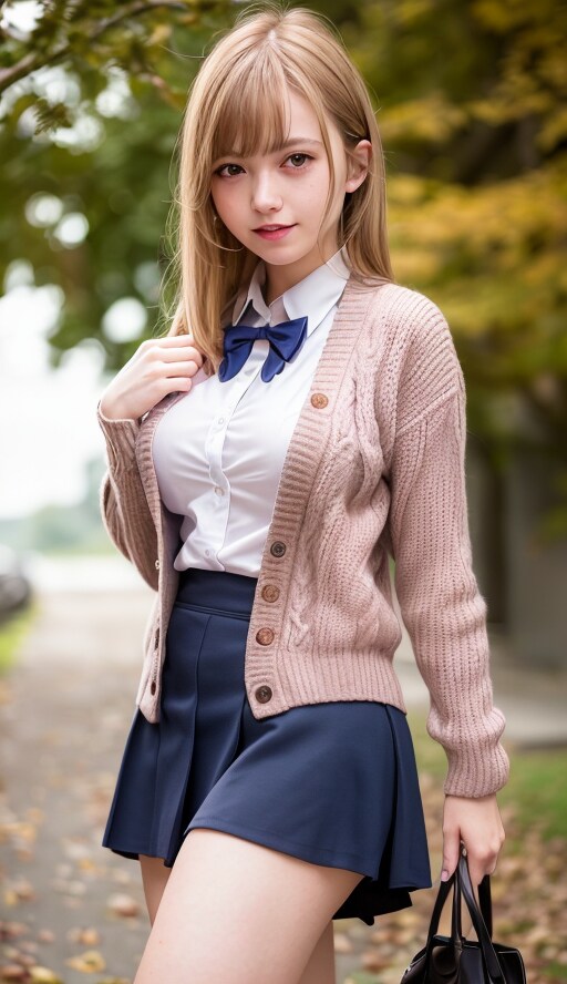 巨乳秋服JK