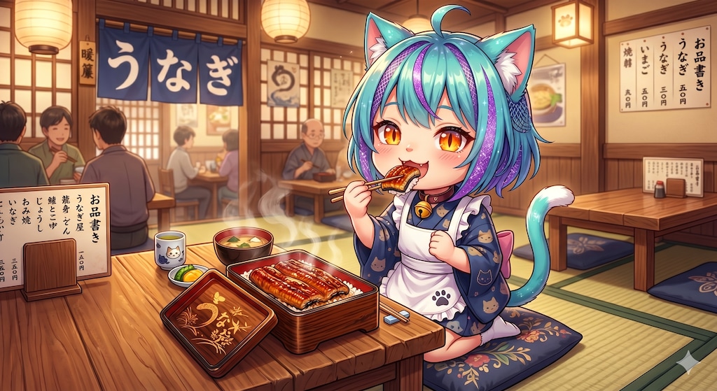 今日のお昼はうな重です😤