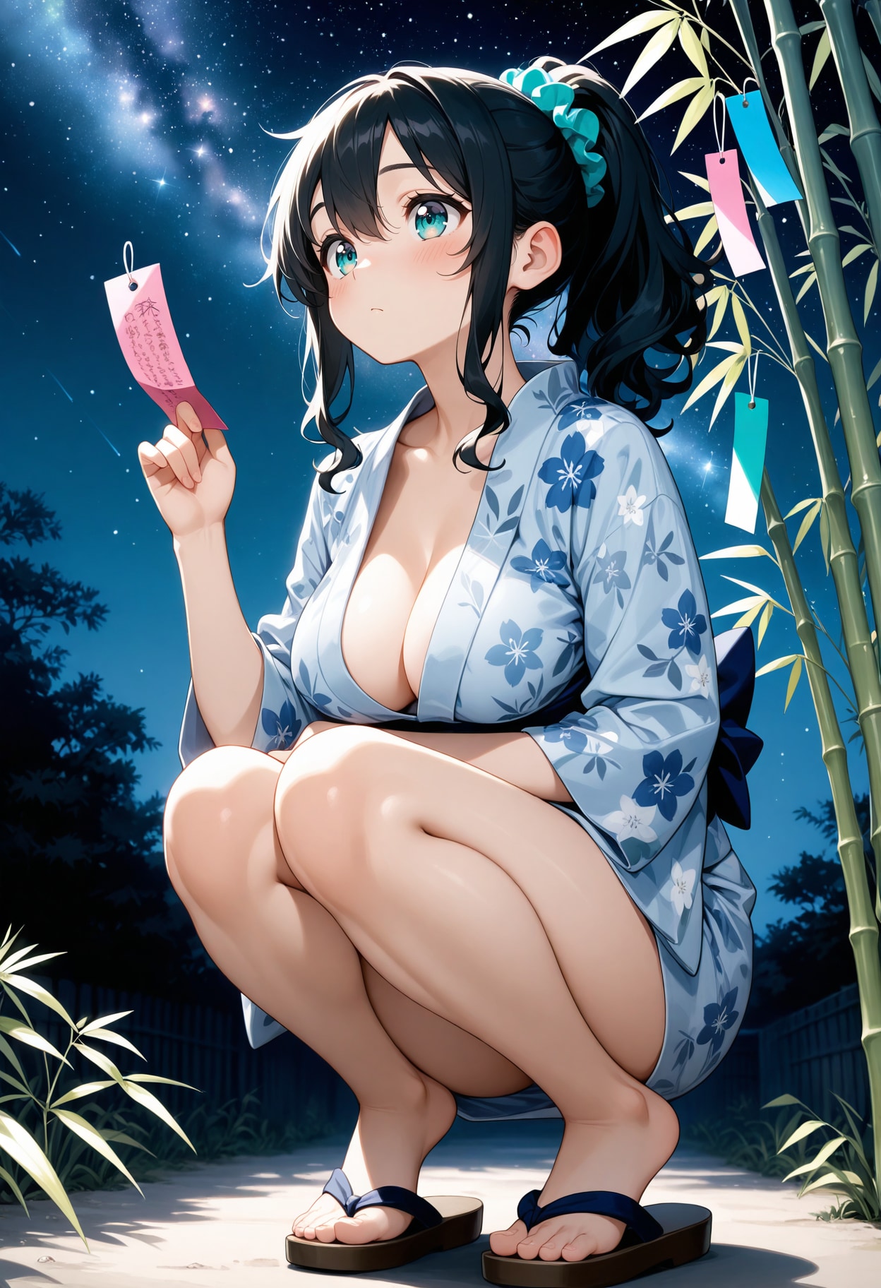 願い事どうしようかな…？