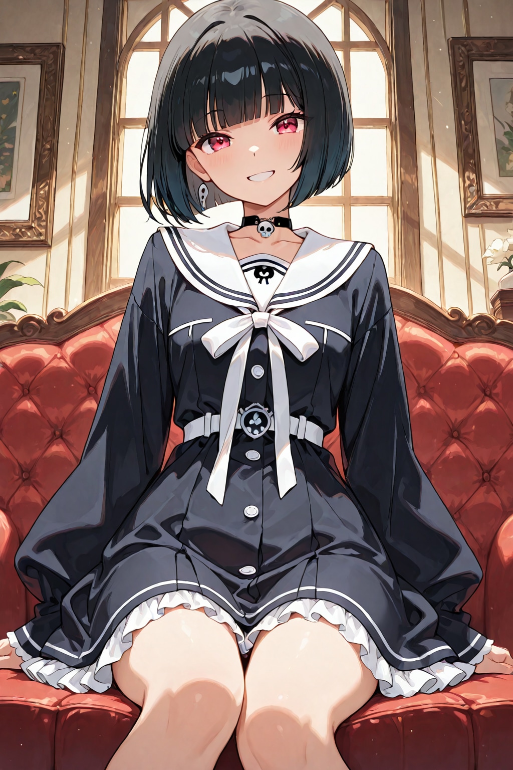 ドクロのチョーカー