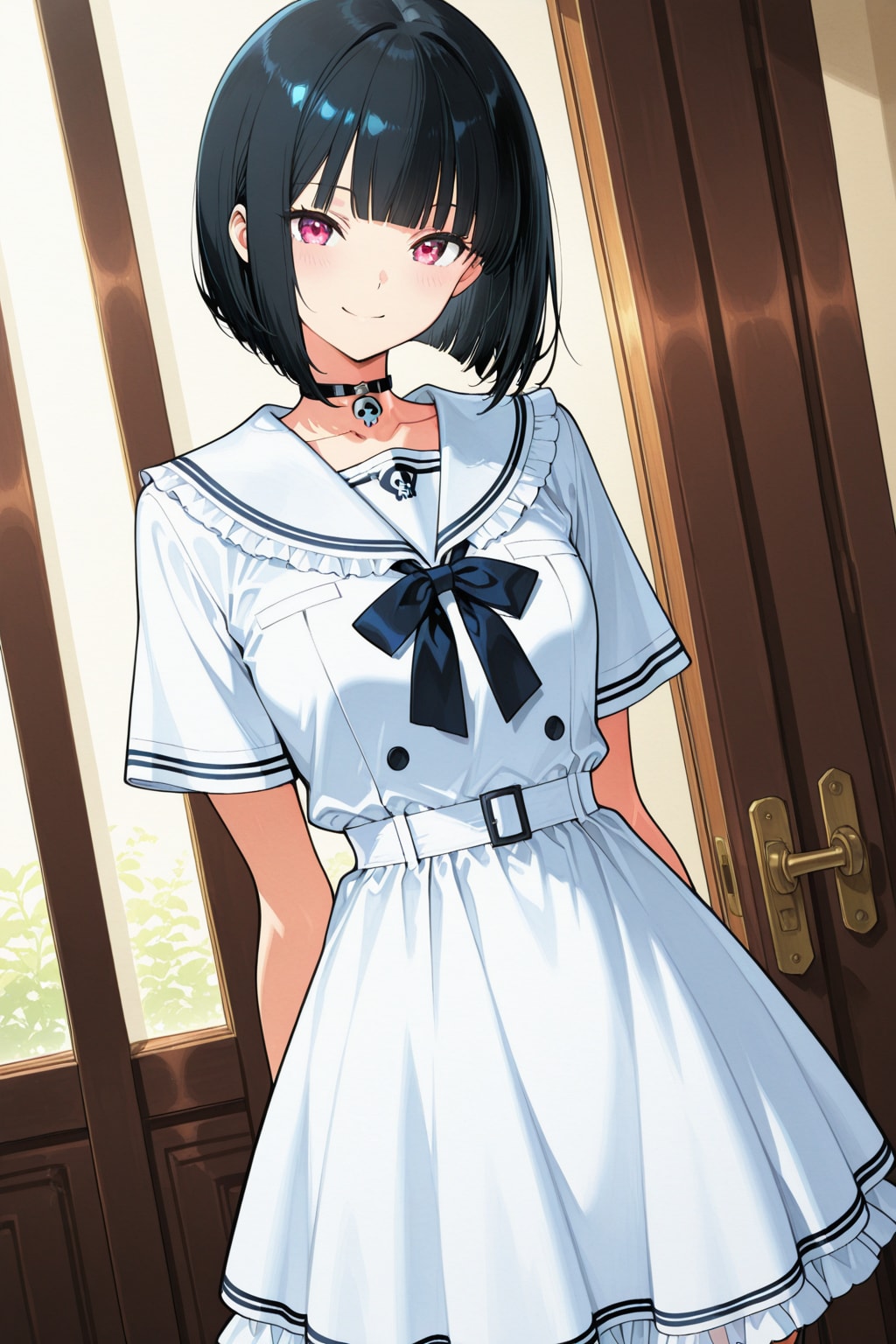ドクロのチョーカー