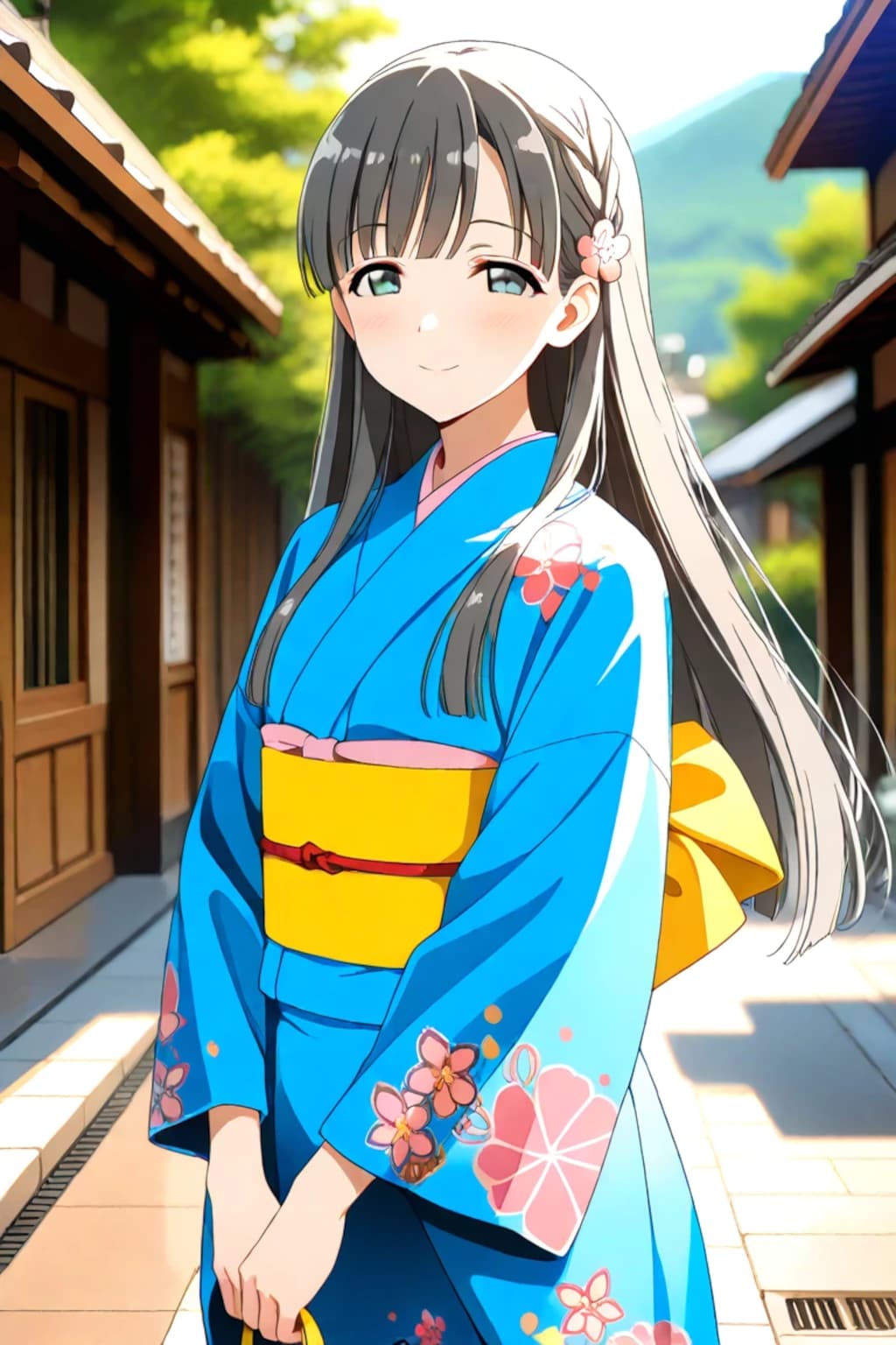 小〇川紗枝　着物②