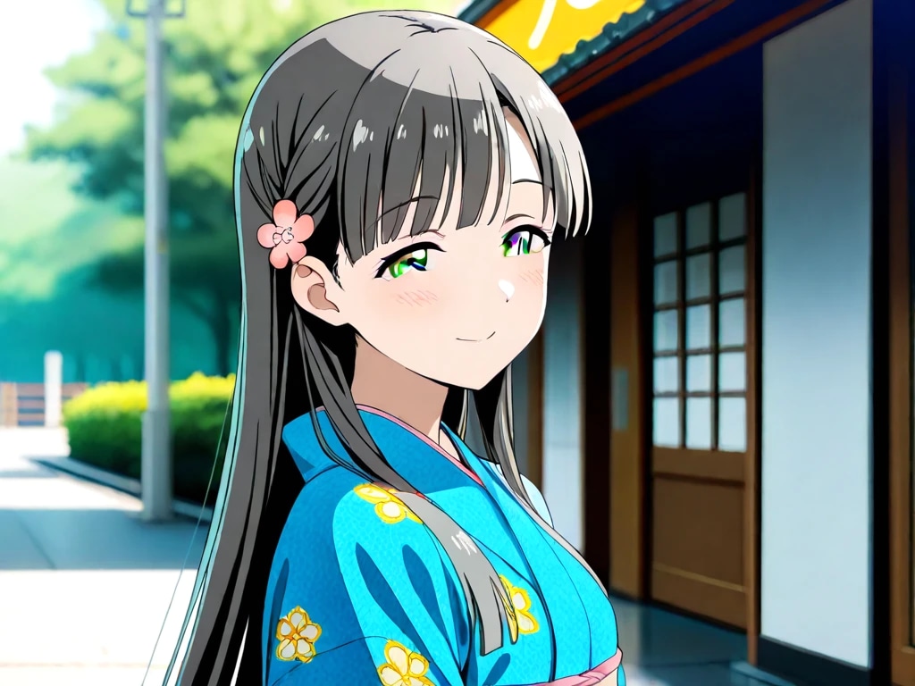 小〇川紗枝　着物②