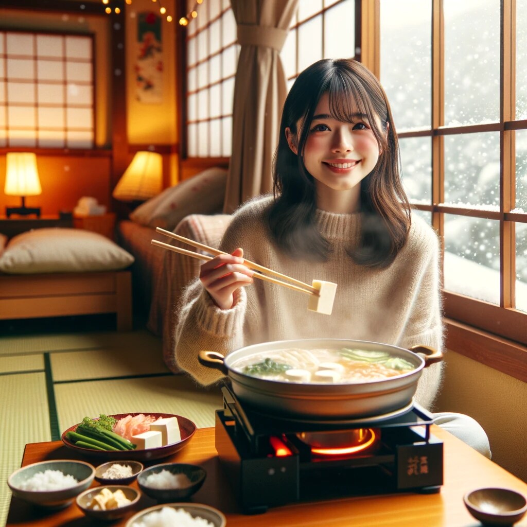 寒い日はお鍋にかぎるね♡　(実写Ver)