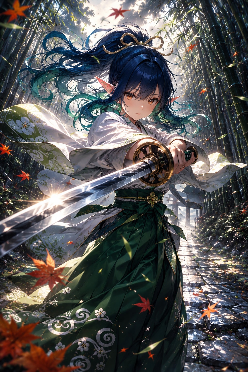 侍ルシアルさん | の人気AIイラスト・グラビア