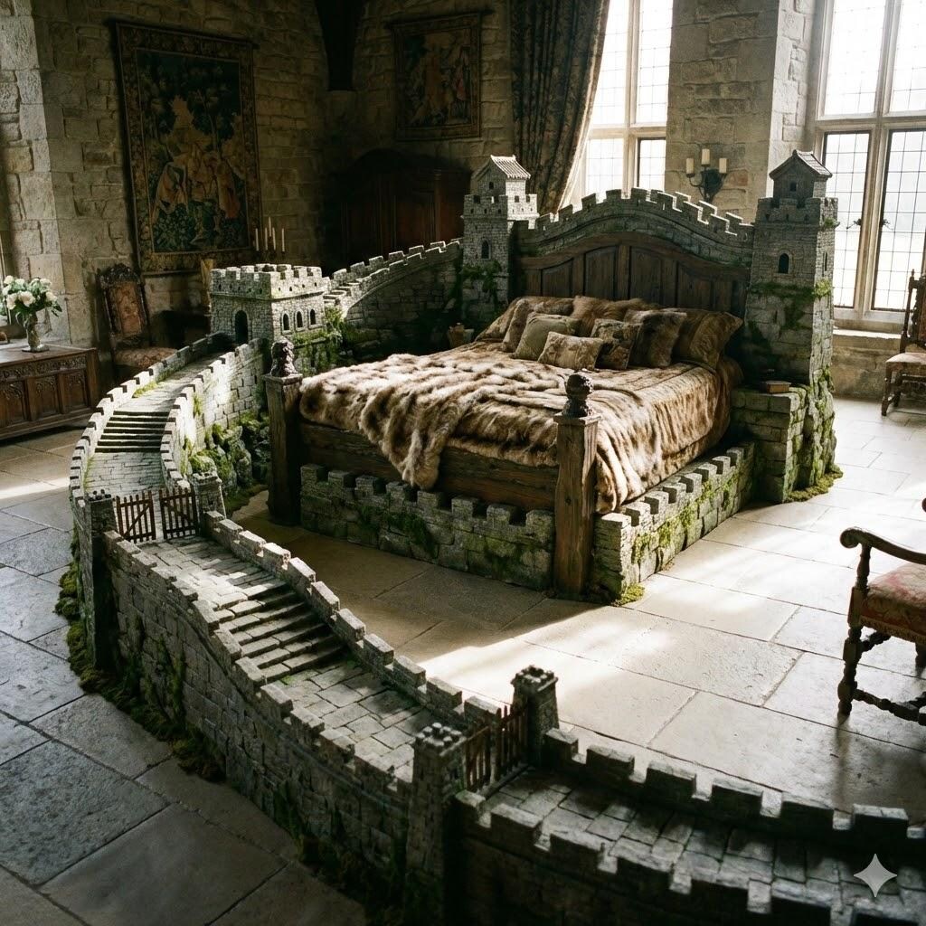 万里の長城のベッド