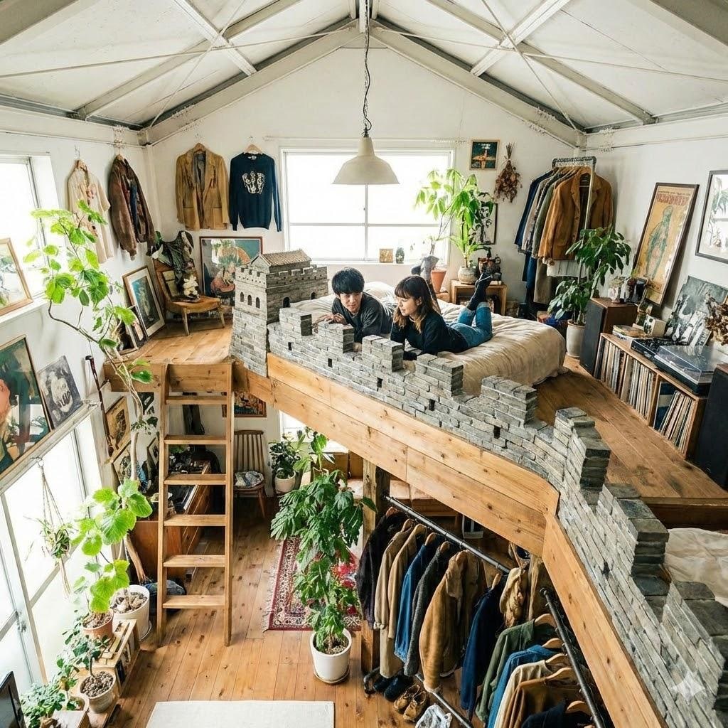 万里の長城のベッド