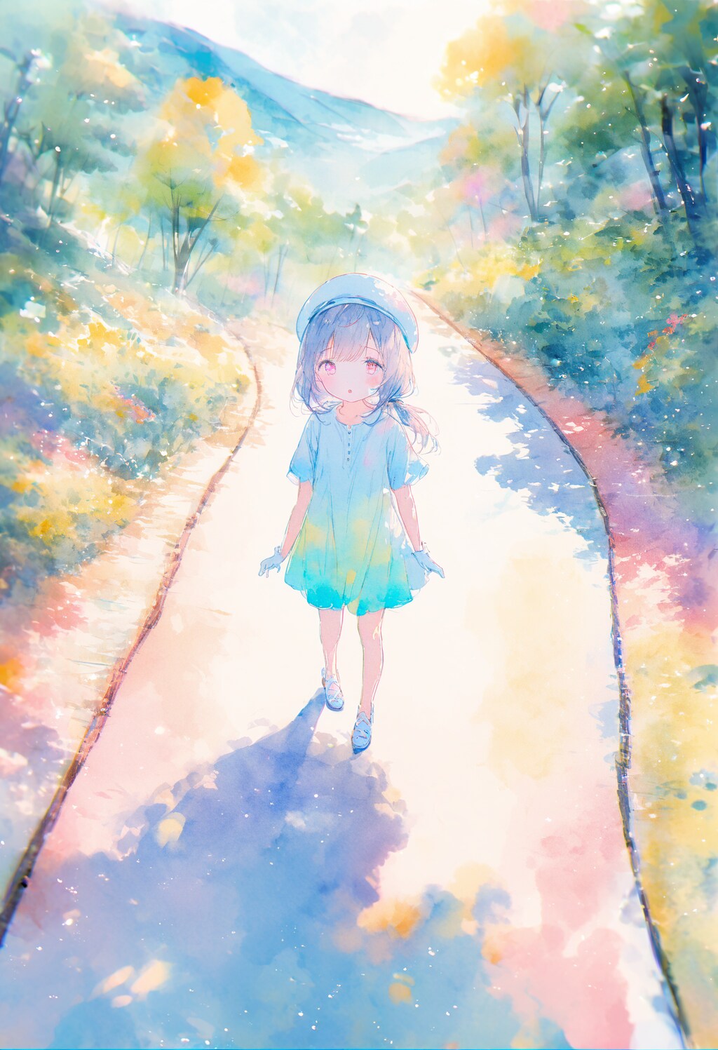 早朝、夏の森を散策