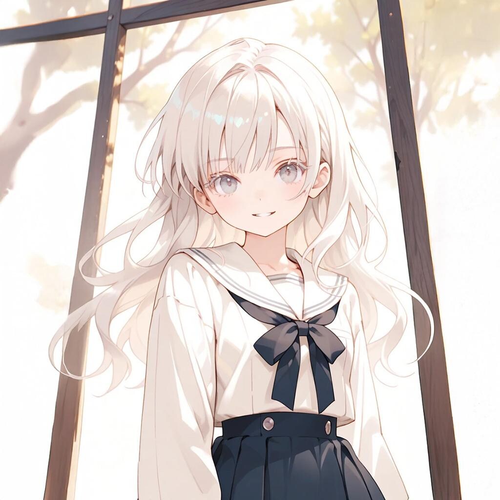 セピア女子高生