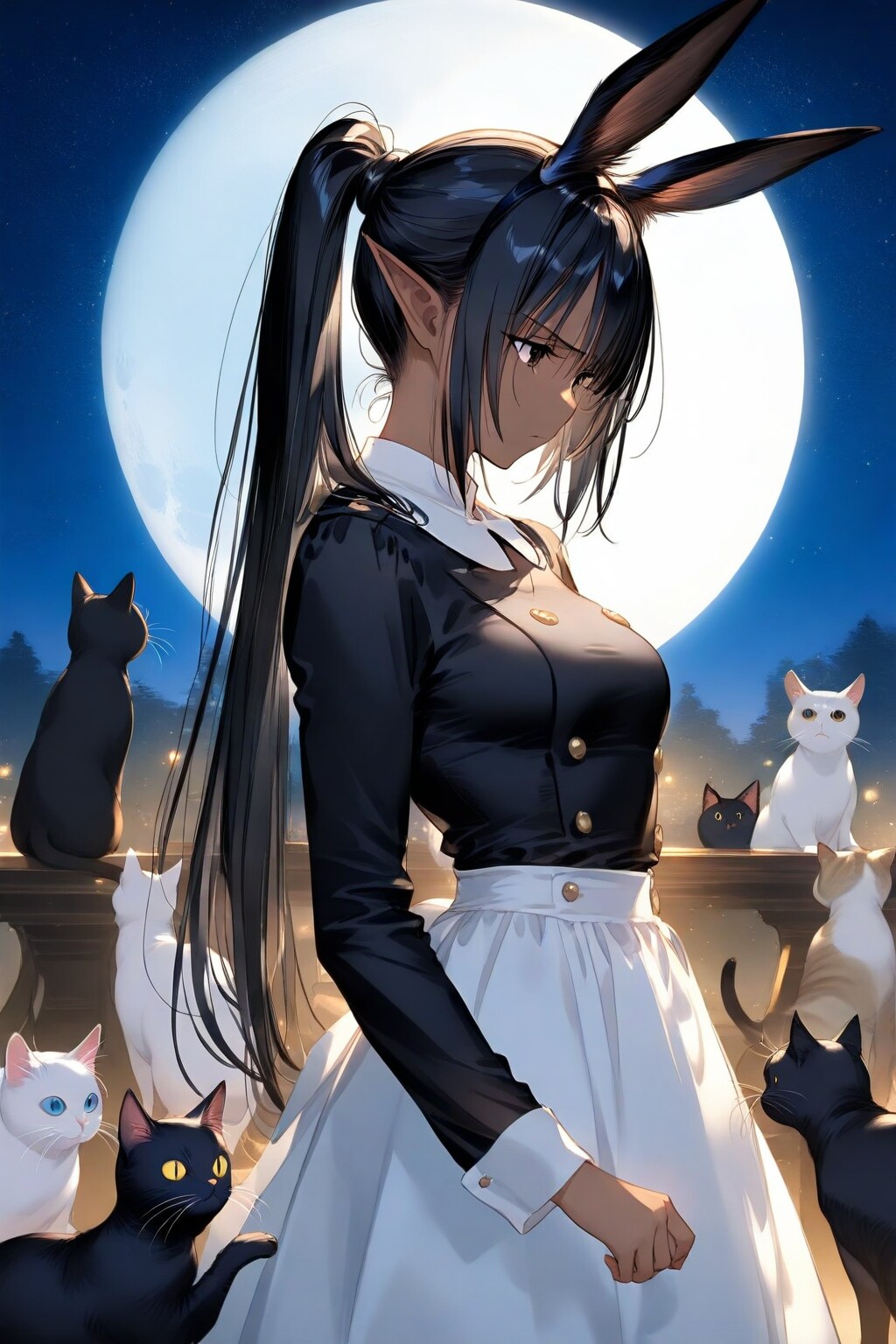 月夜にぴょん！