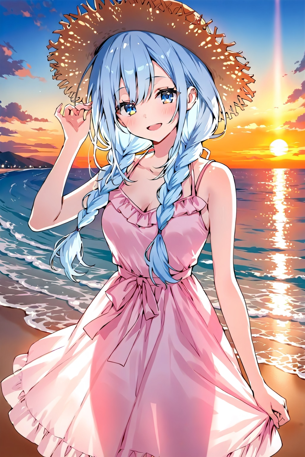 夏の夕暮れ