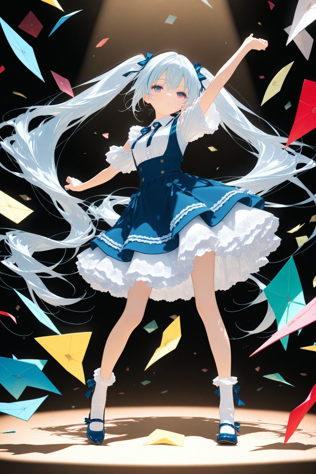 紙の上で踊る人々 | の人気AIイラスト・グラビア