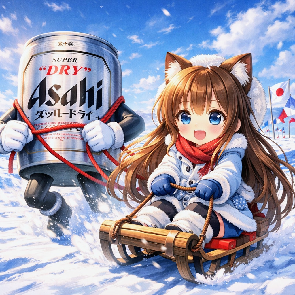 南極点に到達した小さな女の子