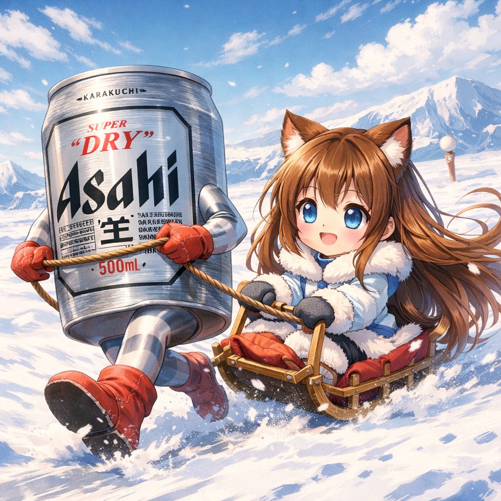 南極点に到達した小さな女の子