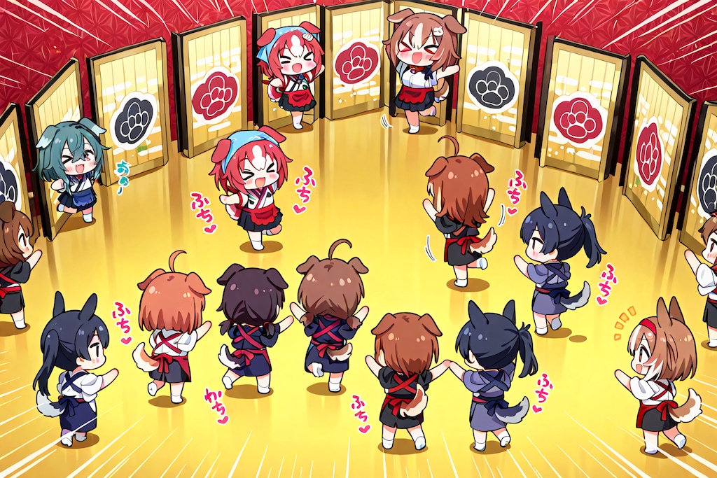 いぬみみようちえんじのえんかいげい！