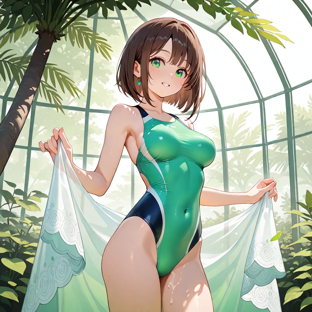 じゃーん、新しい水着だよ！