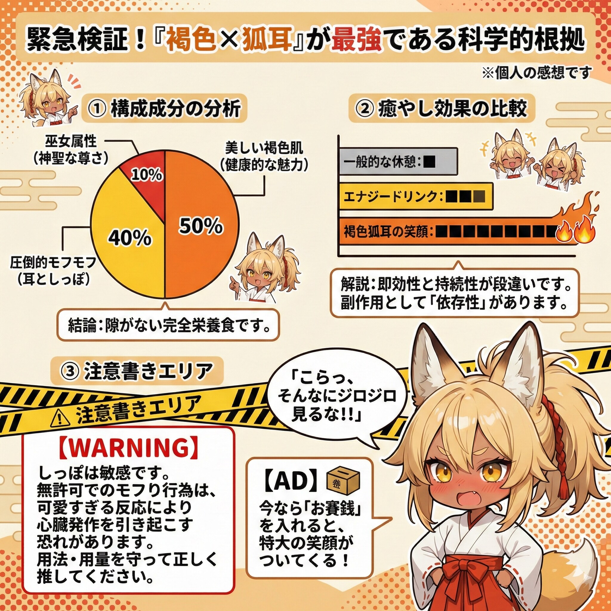 「褐色×狐耳」が最強である科学的根拠