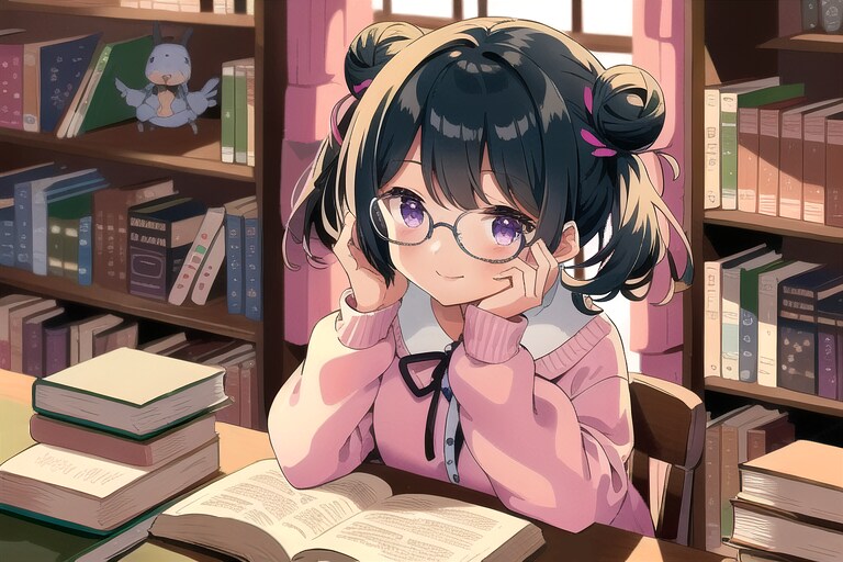 読書家の女の子