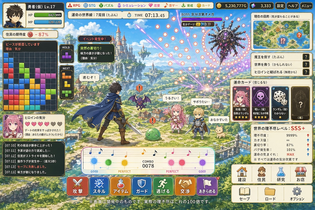 理不尽なゲーム