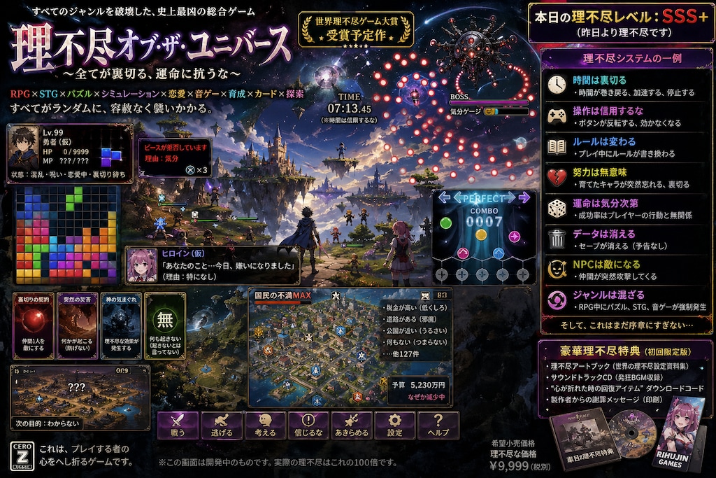 理不尽なゲーム