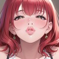 赤い髪の女の子　　「KISSしよう・・・・・いいよね・・・・・もうしちゃうもん・・・。」 7枚目