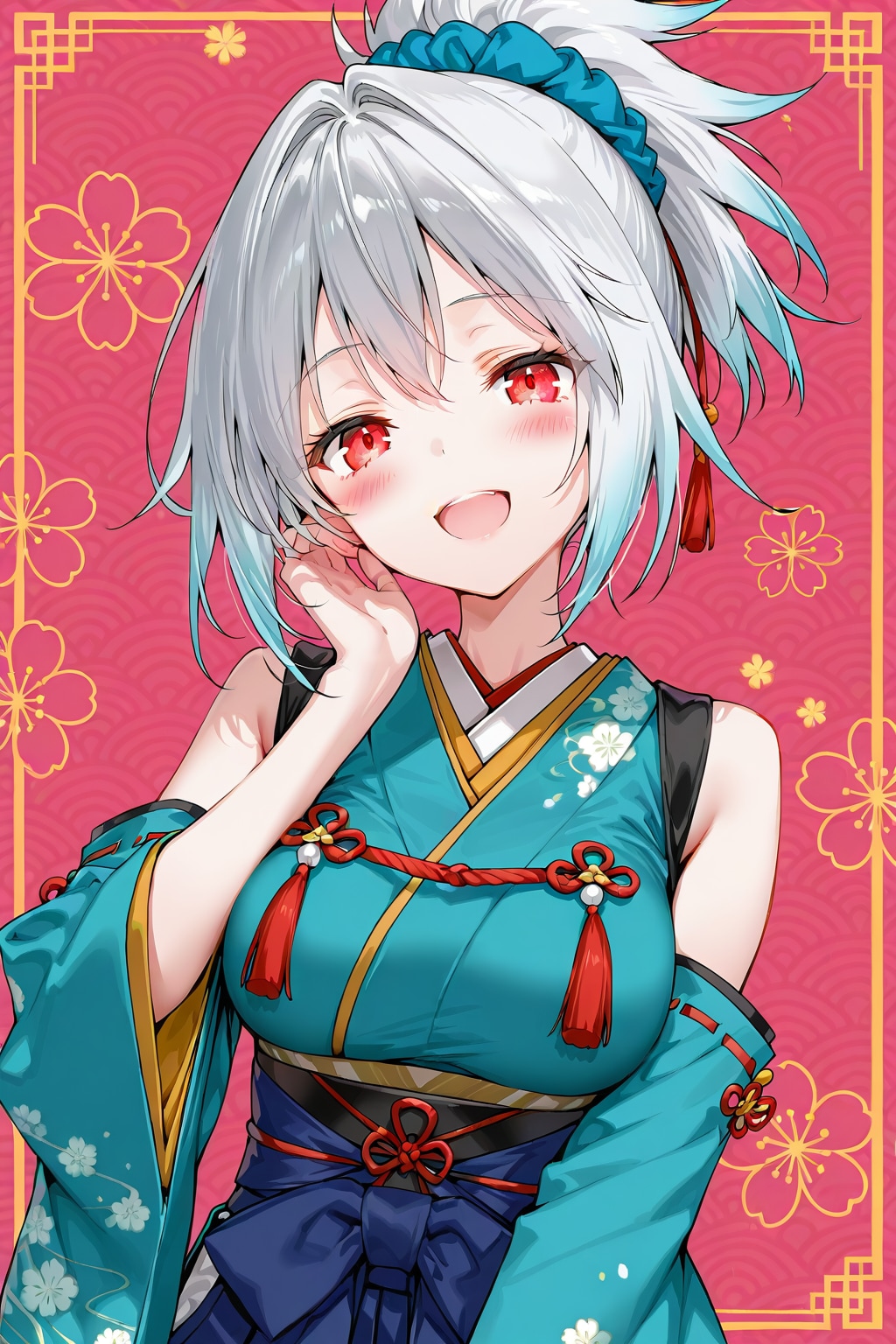 着物の雛菊ちゃん | の人気AIイラスト・グラビア