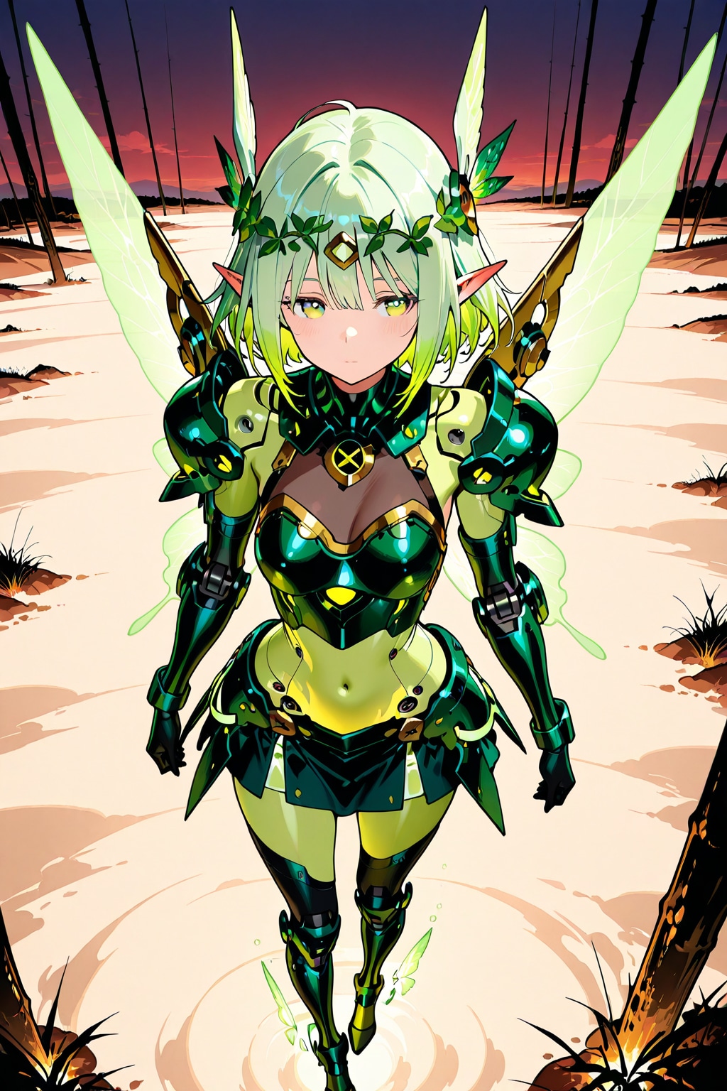 砂漠を緑化するメカ娘DRYADちゃん