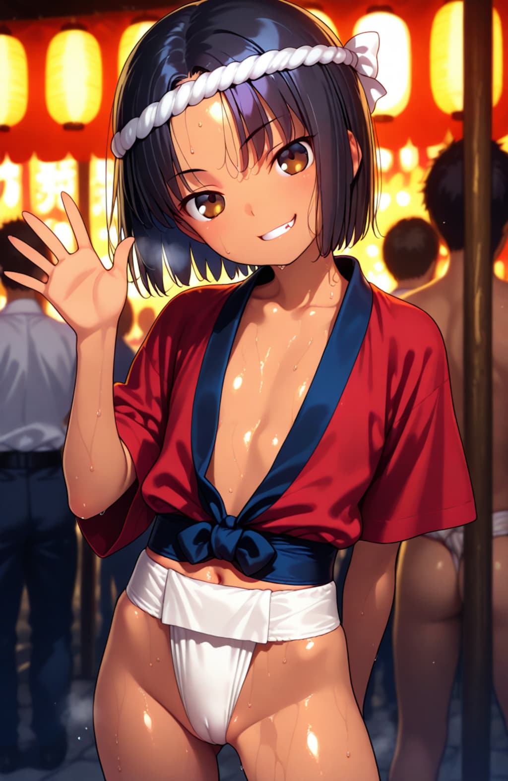 お祭りに参加していたクラスメートの姿に性癖を壊される男子