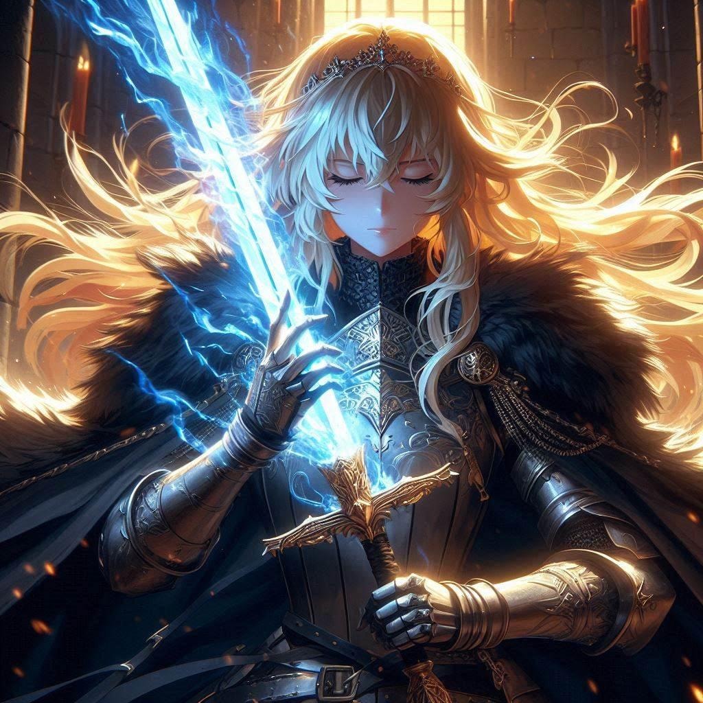 ブロンドの女騎士さん358