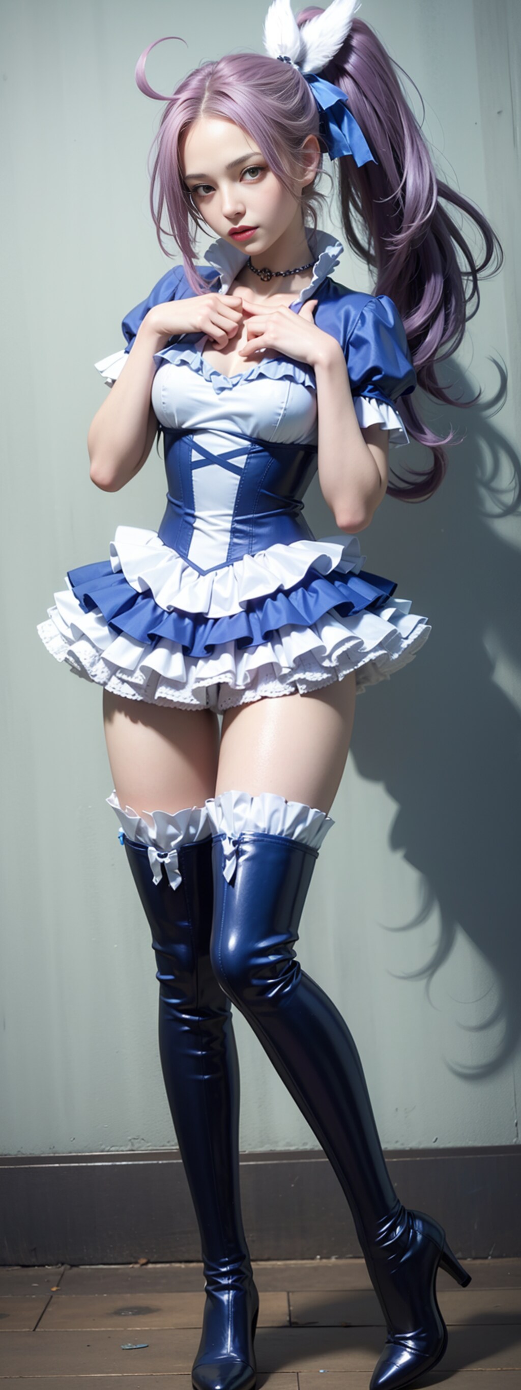 Curebeat's knee-high boots are beautiful#5