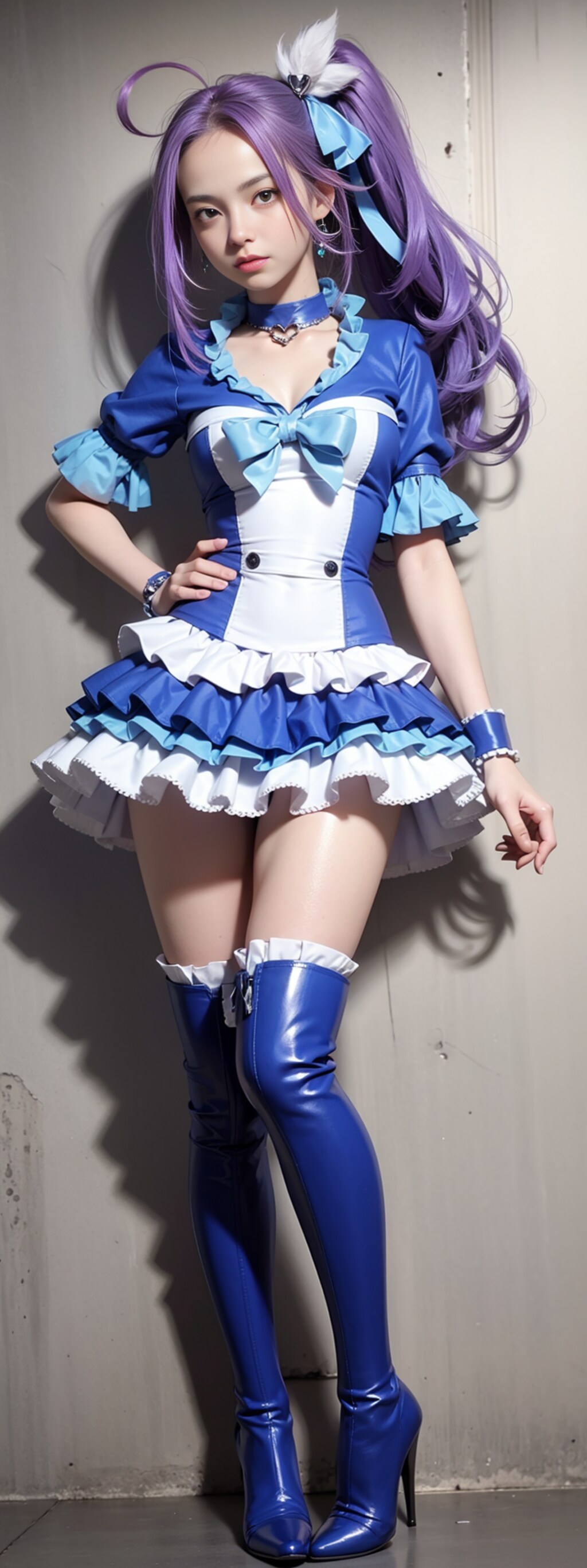 Curebeat's knee-high boots are beautiful#5