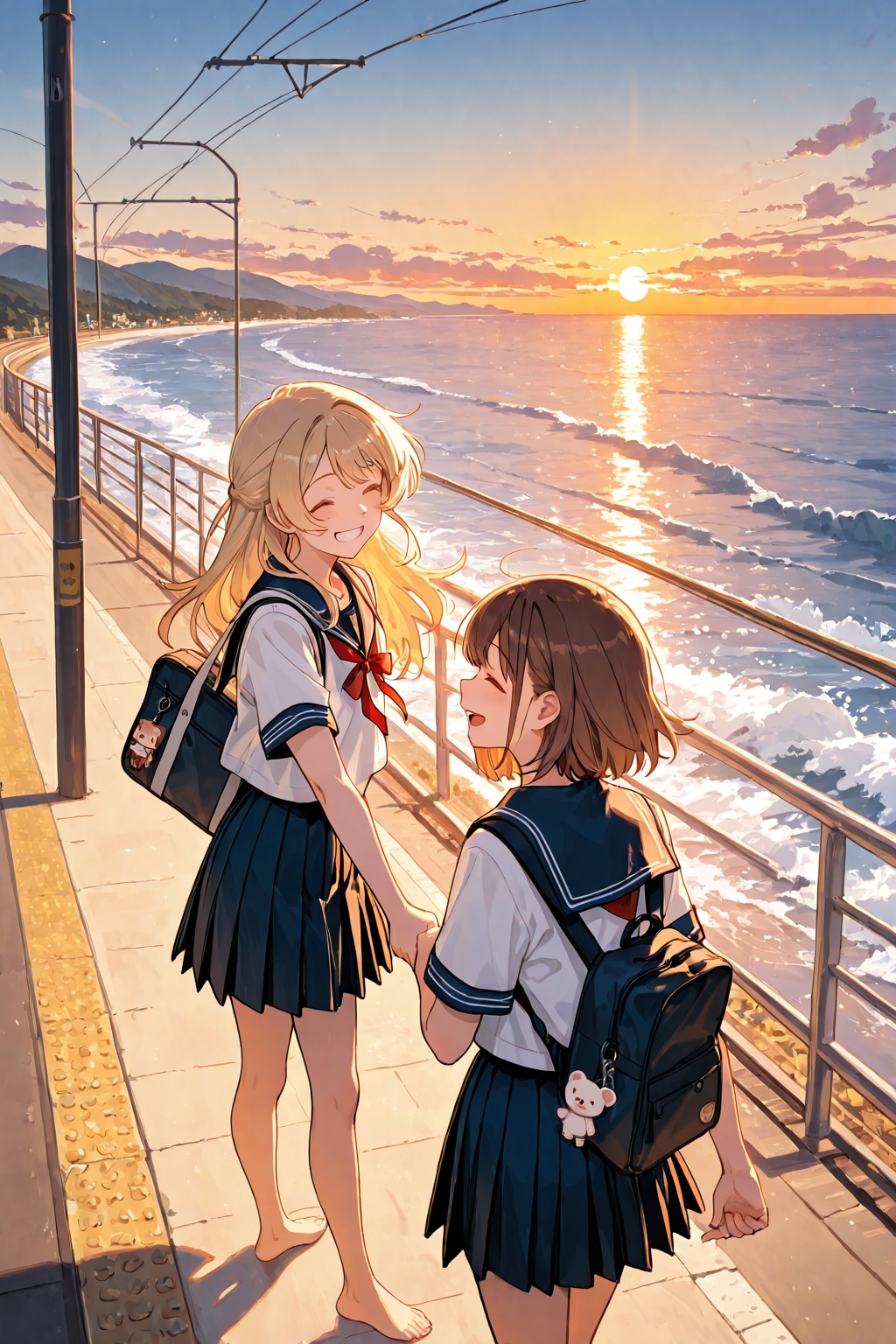 夕凪の帰り道