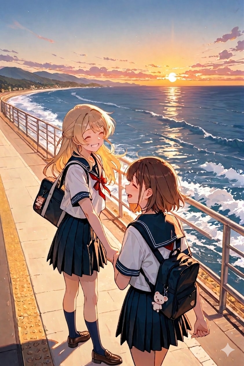 夕凪の帰り道