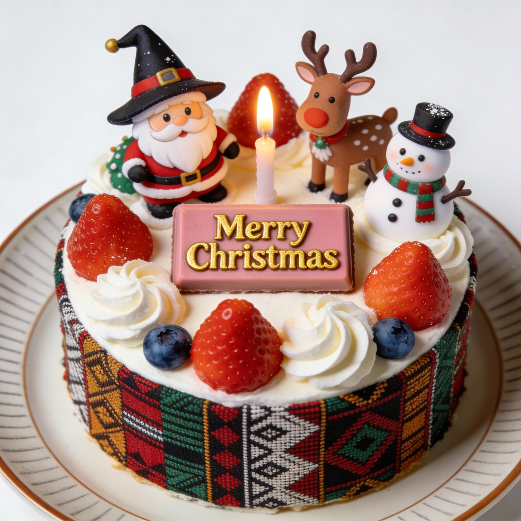 クリスマスケーキ【キテンゲ】 | の人気AIイラスト・グラビア