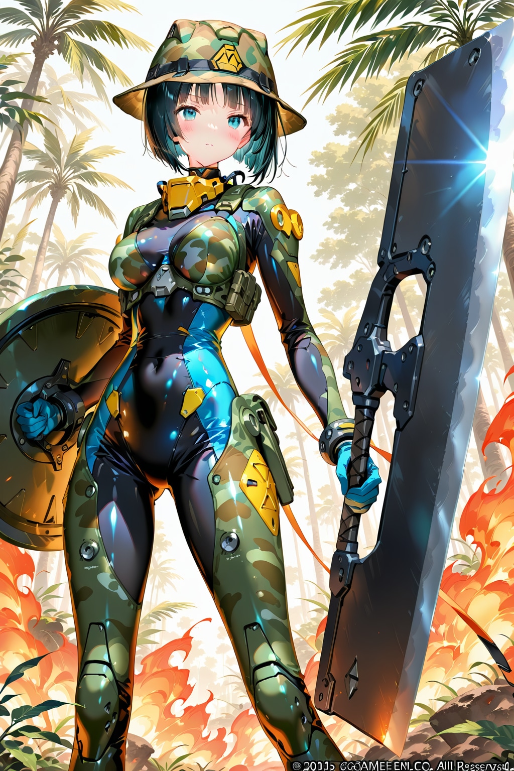 メカ娘の探検家