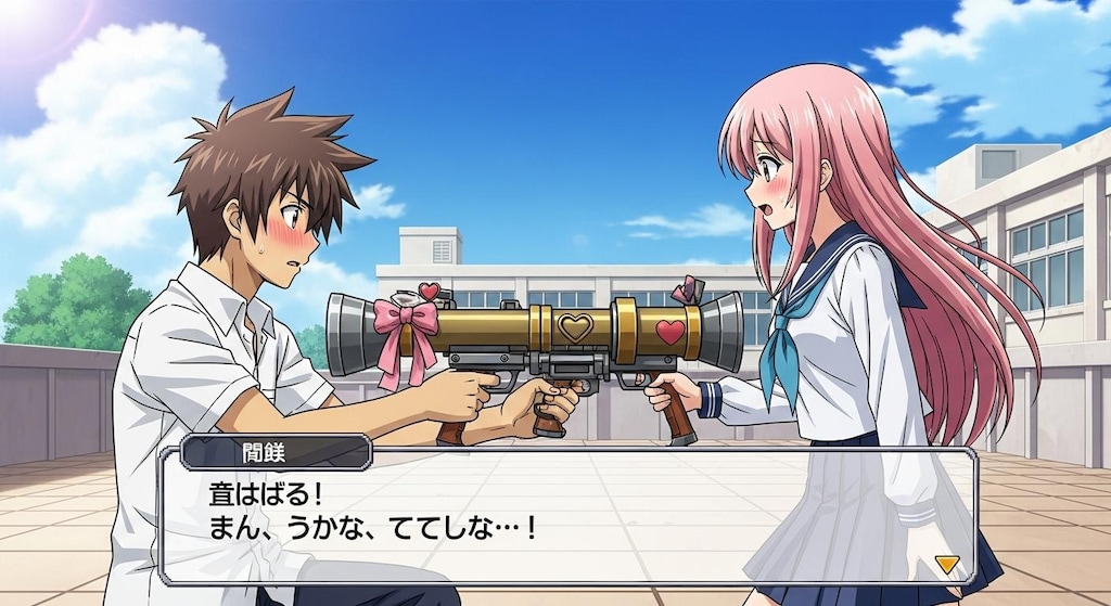 不適切な物を手に告白