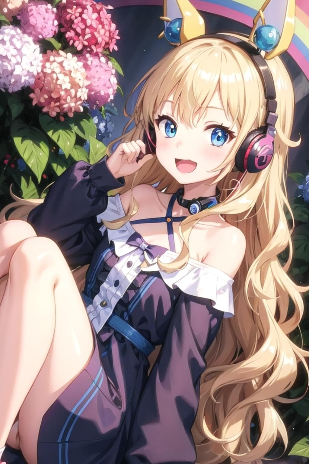 紫陽花に包まれて…