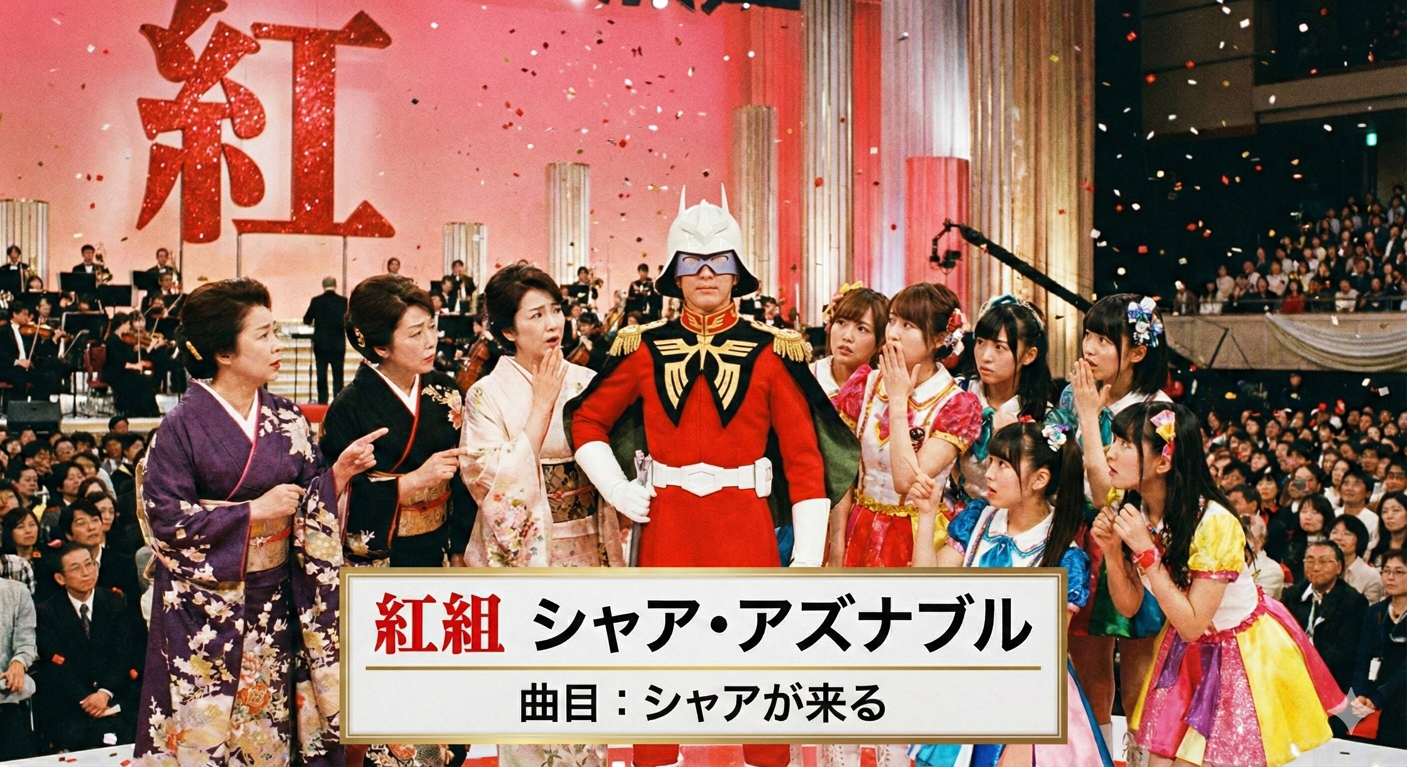 私が出るなら当然こちらだろうと思っているシャア